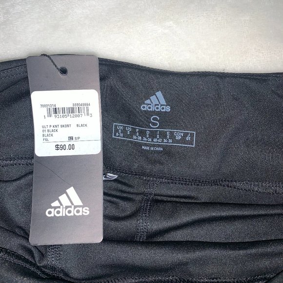 Adidas Women's Golf Skirt Black small skort BNWT - Picture 4 of 5